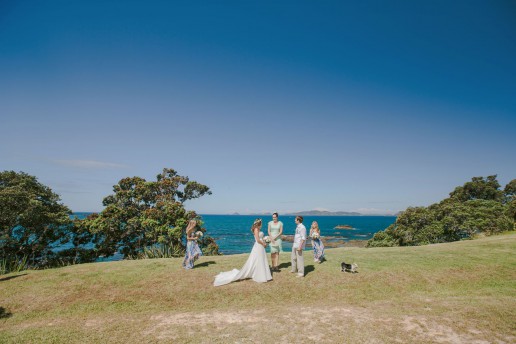 A clifftop wedding