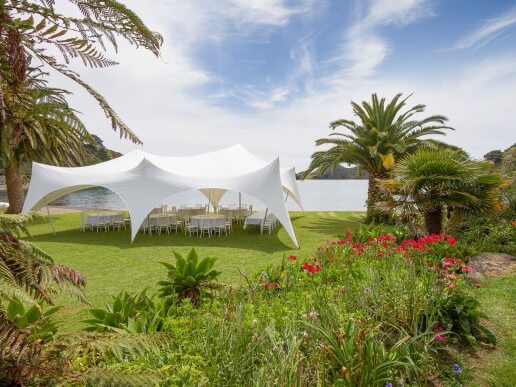 Marquee on beach