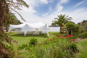 11.5 x 8.5m Capri Marquee on Beach