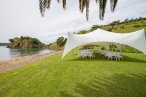 11.5 x 8.5m Capri Marquee on Beach